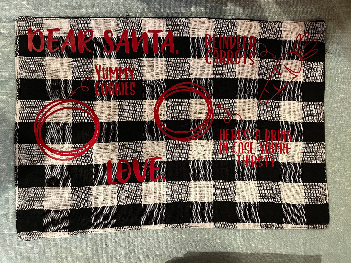 Farmhouse Santa Placemats