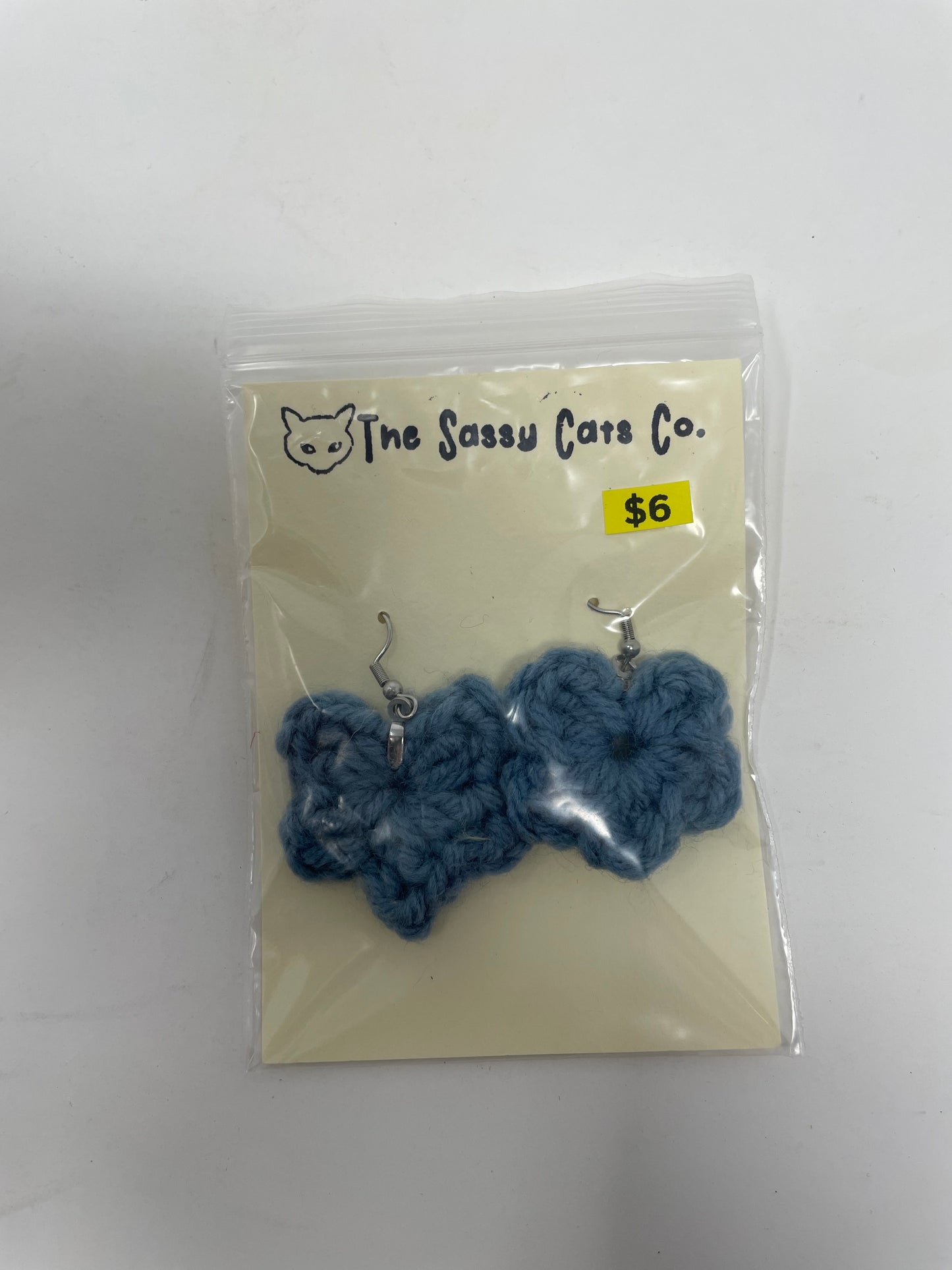 Crochet Small Flower Earrings