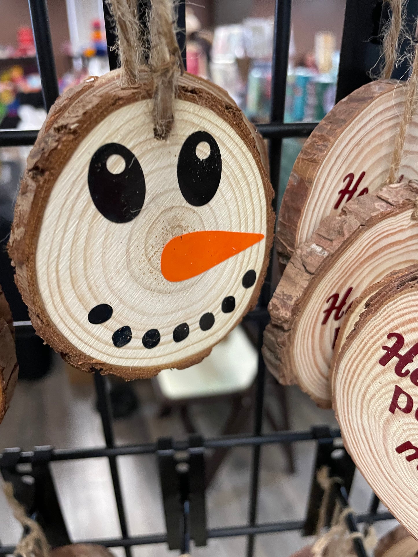 Snowman Face Ornament