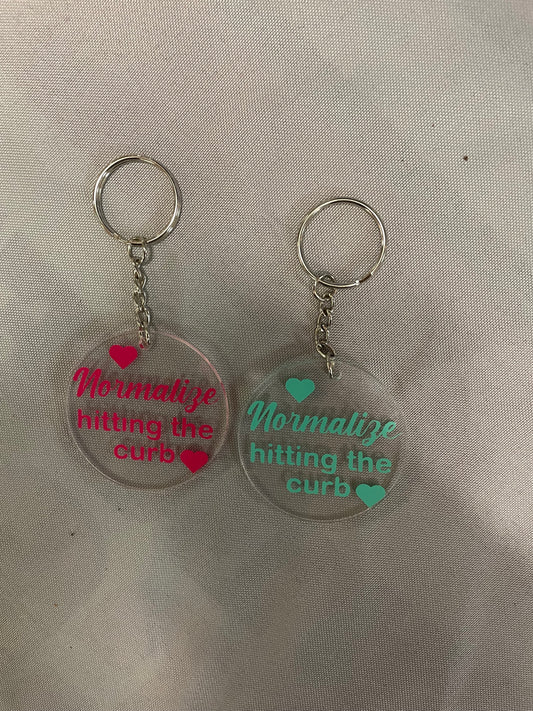 Normalize Hitting The Curb Keychain