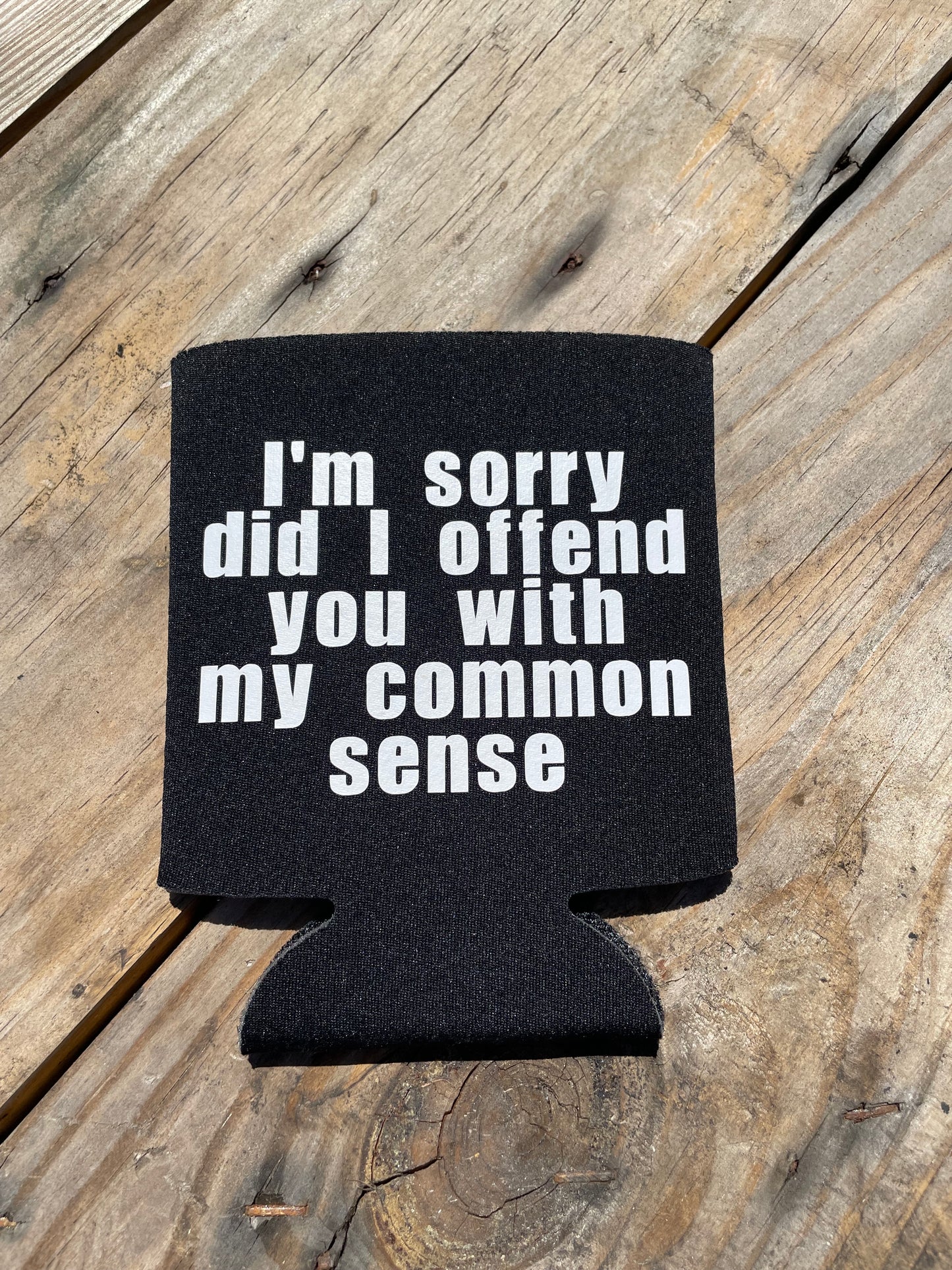 Common Sense Can Koozie