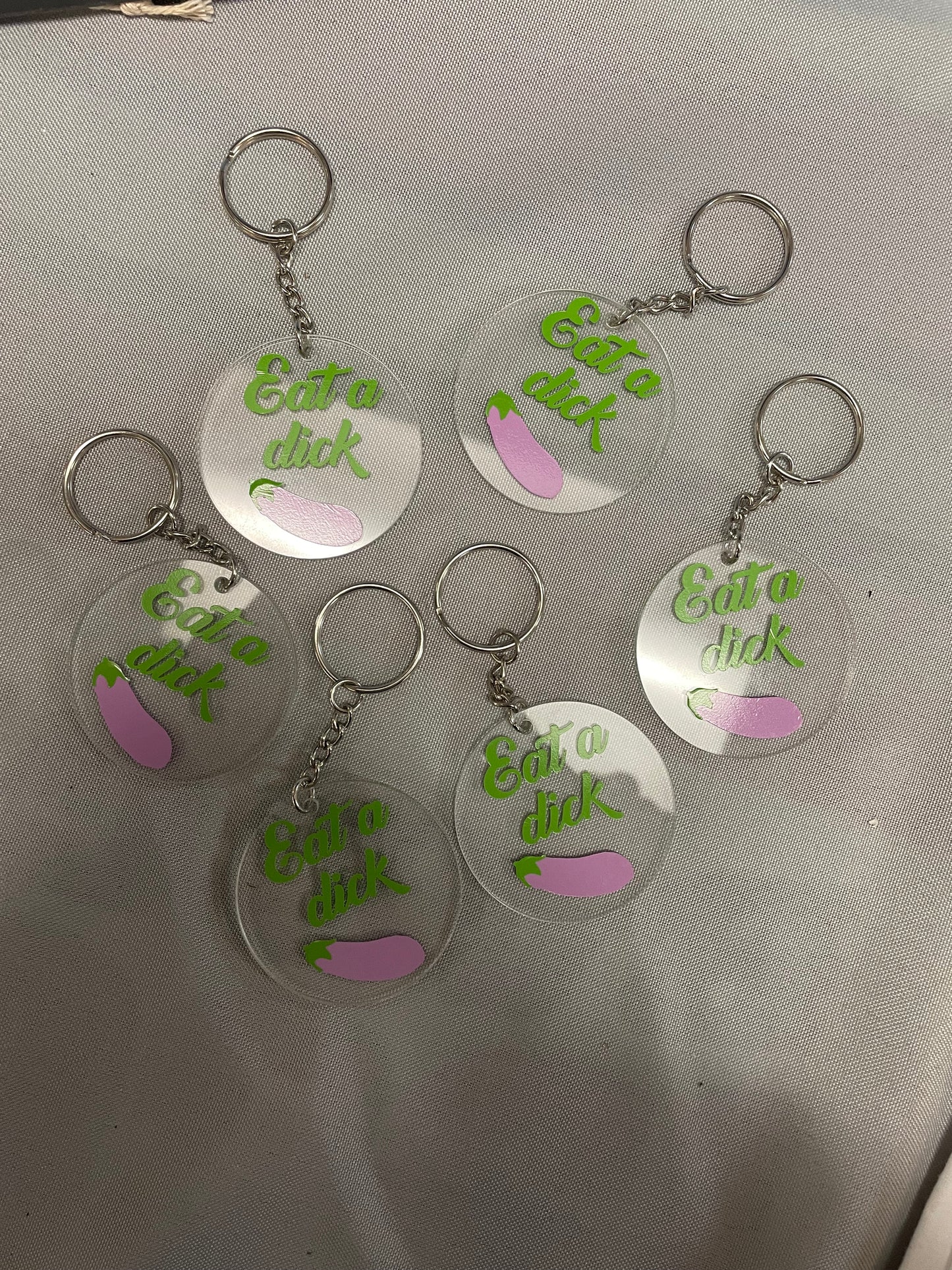 Eat A Dick π Keychain