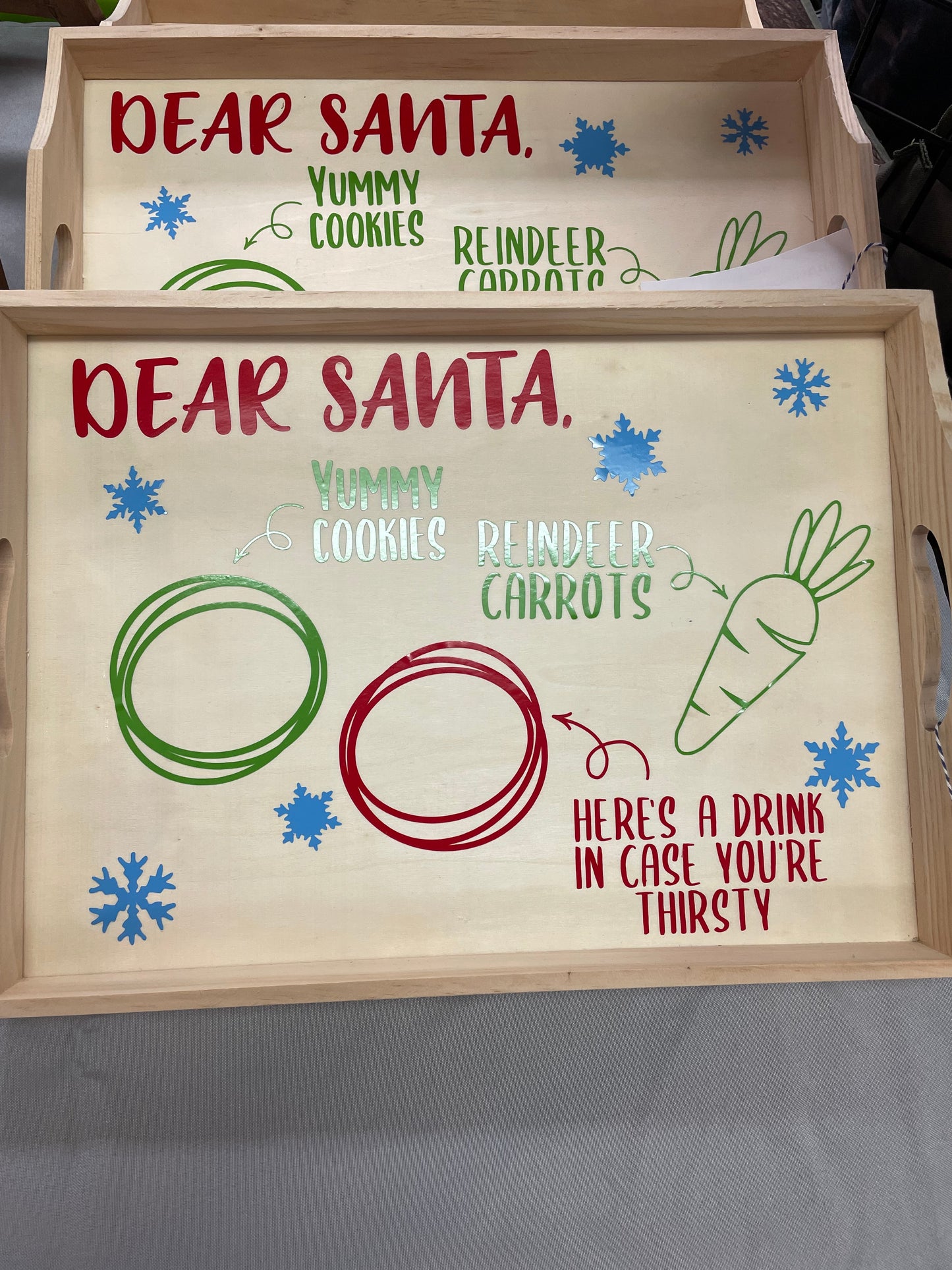 Dear Santa Wooden Tray