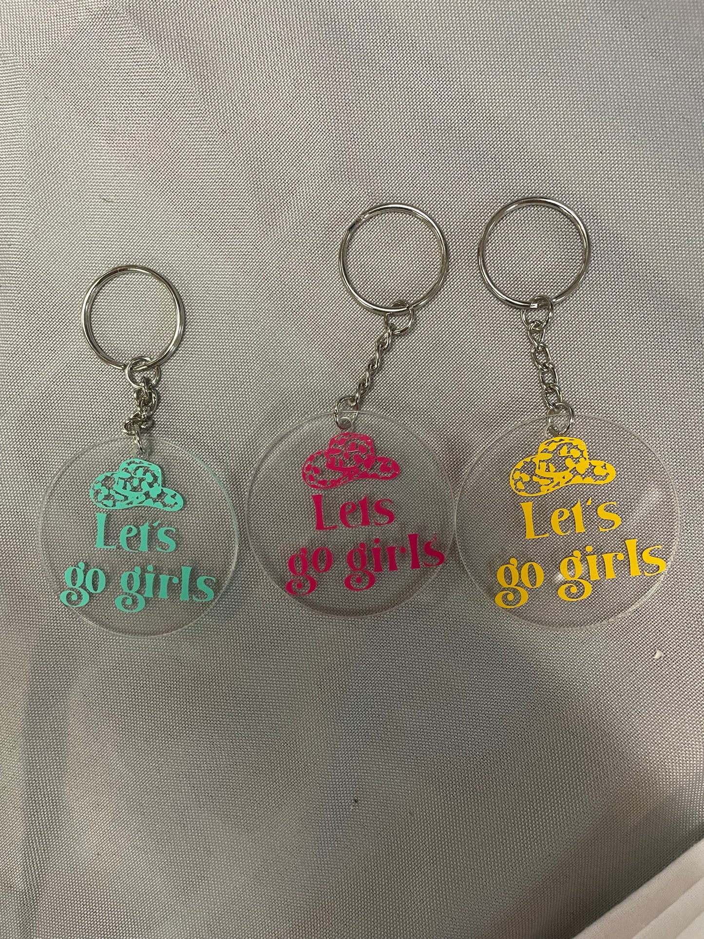 Let’s Go Girls Keychain