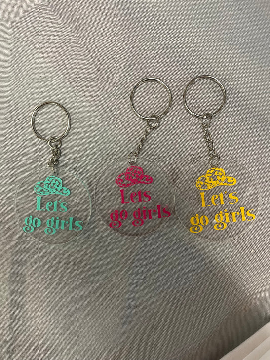 Let’s Go Girls Keychain