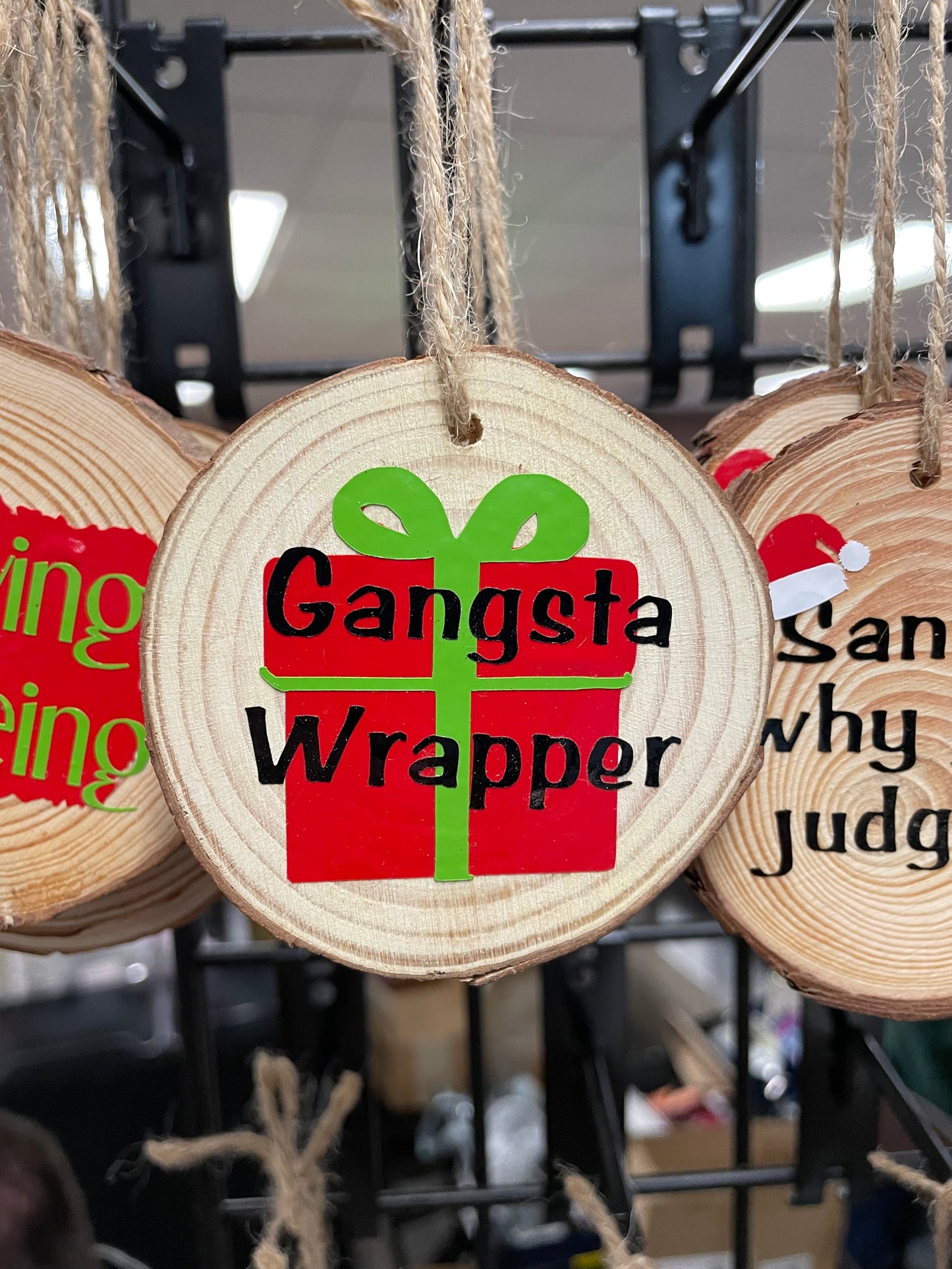 Gangster Wrapper Ornament