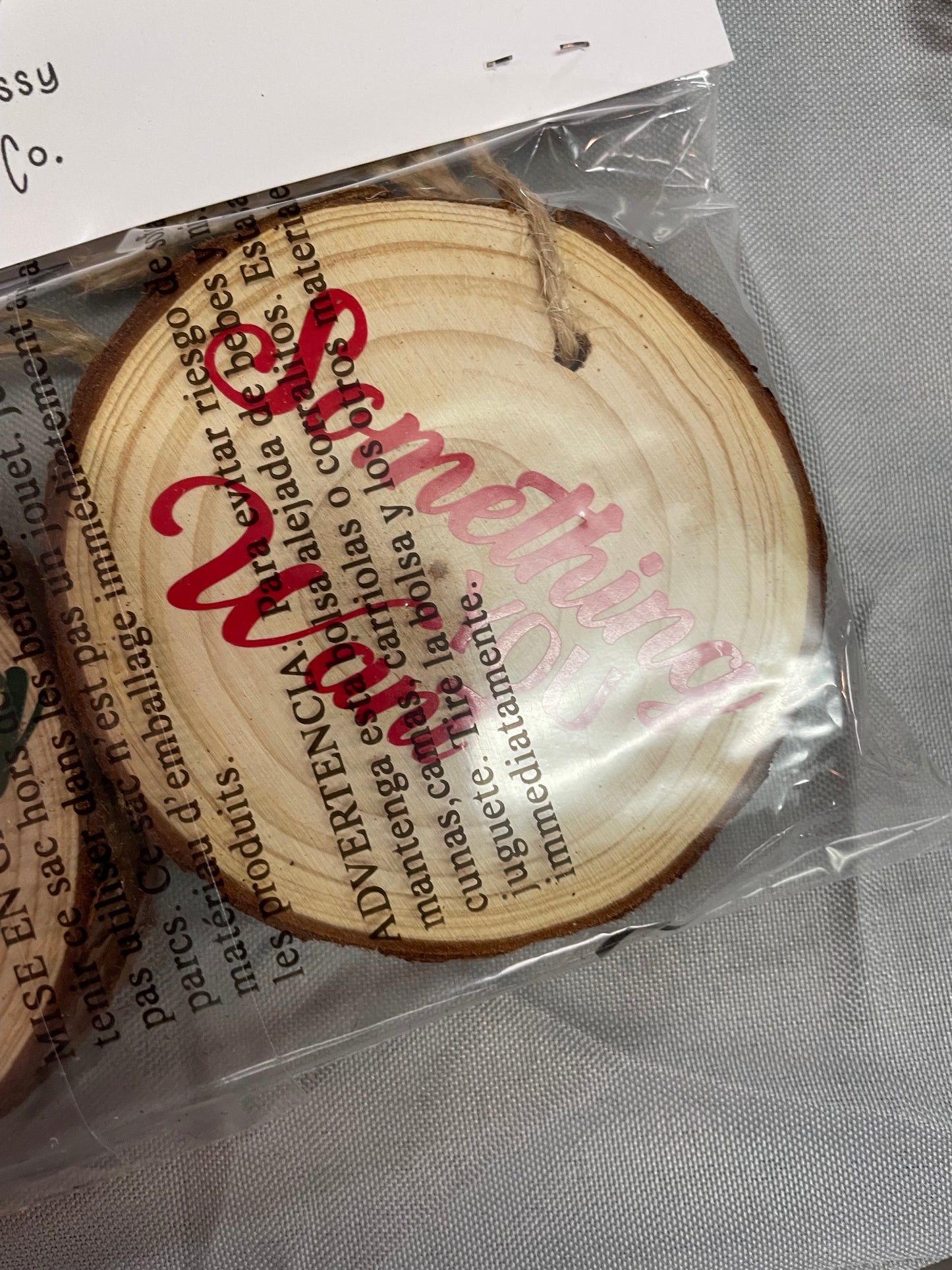 Something You Wear, Need, Want, Read Ornaments