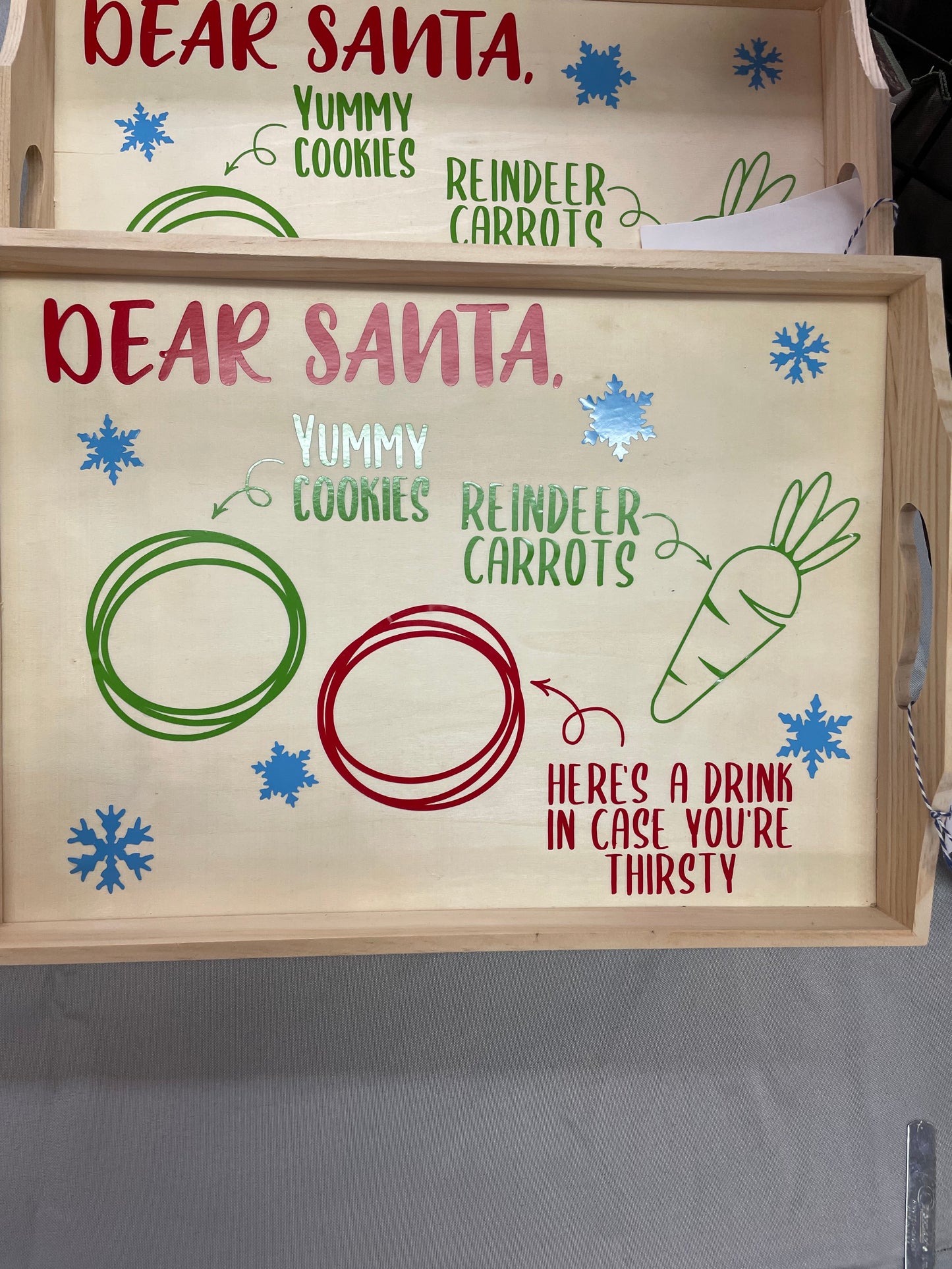 Dear Santa Wooden Tray