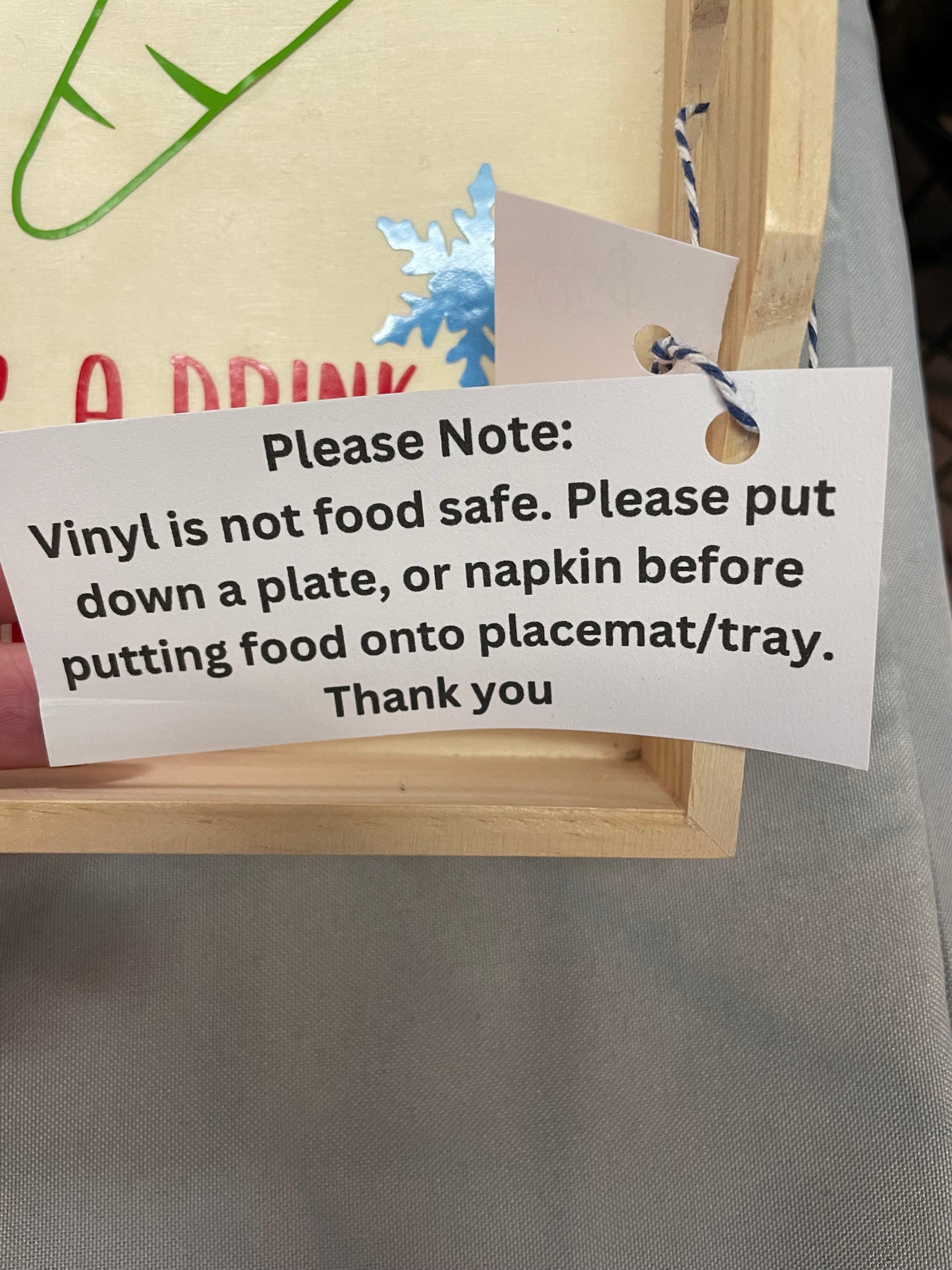 Dear Santa Wooden Tray