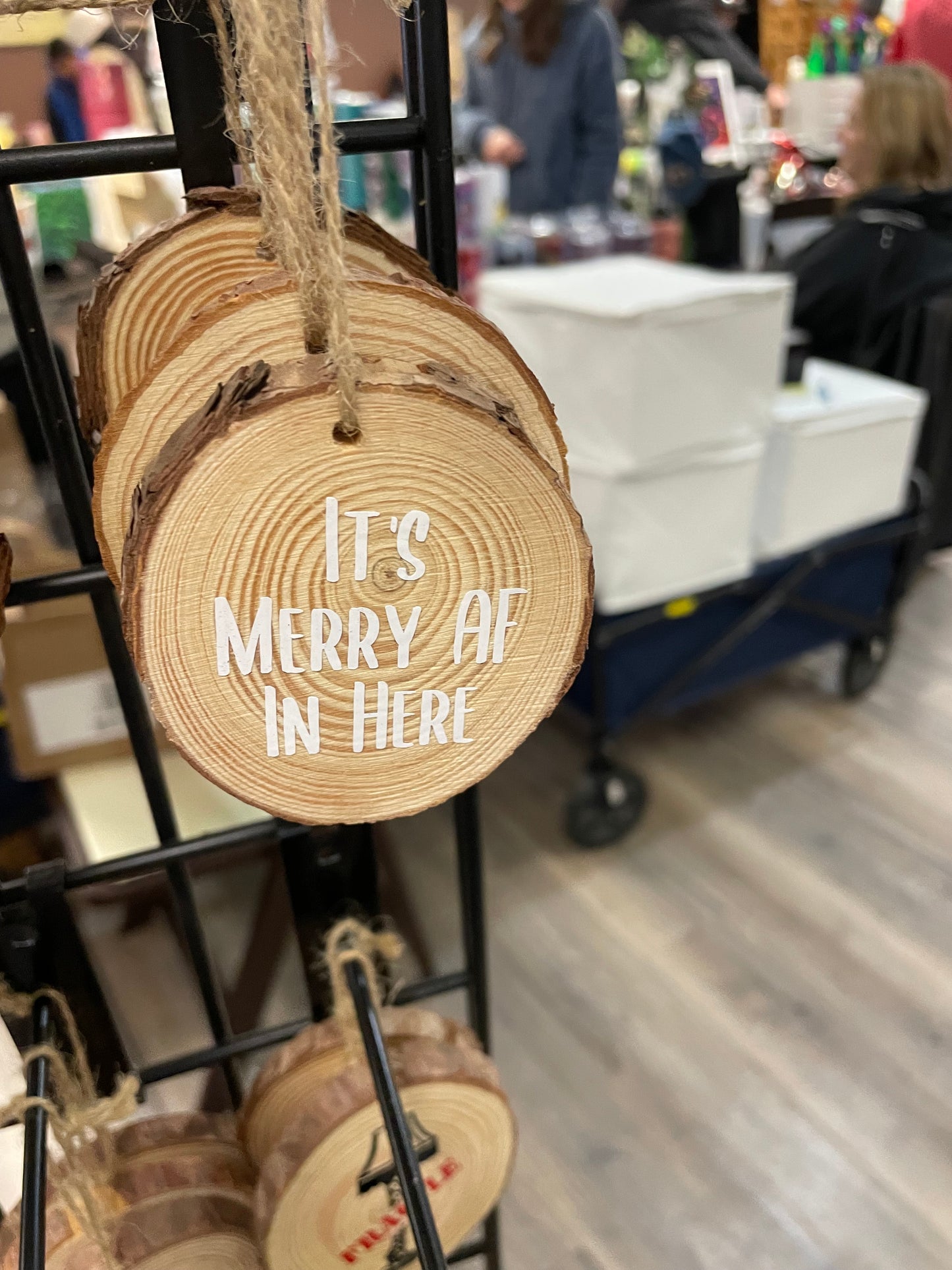 It’s Merry AF In Here Ornament