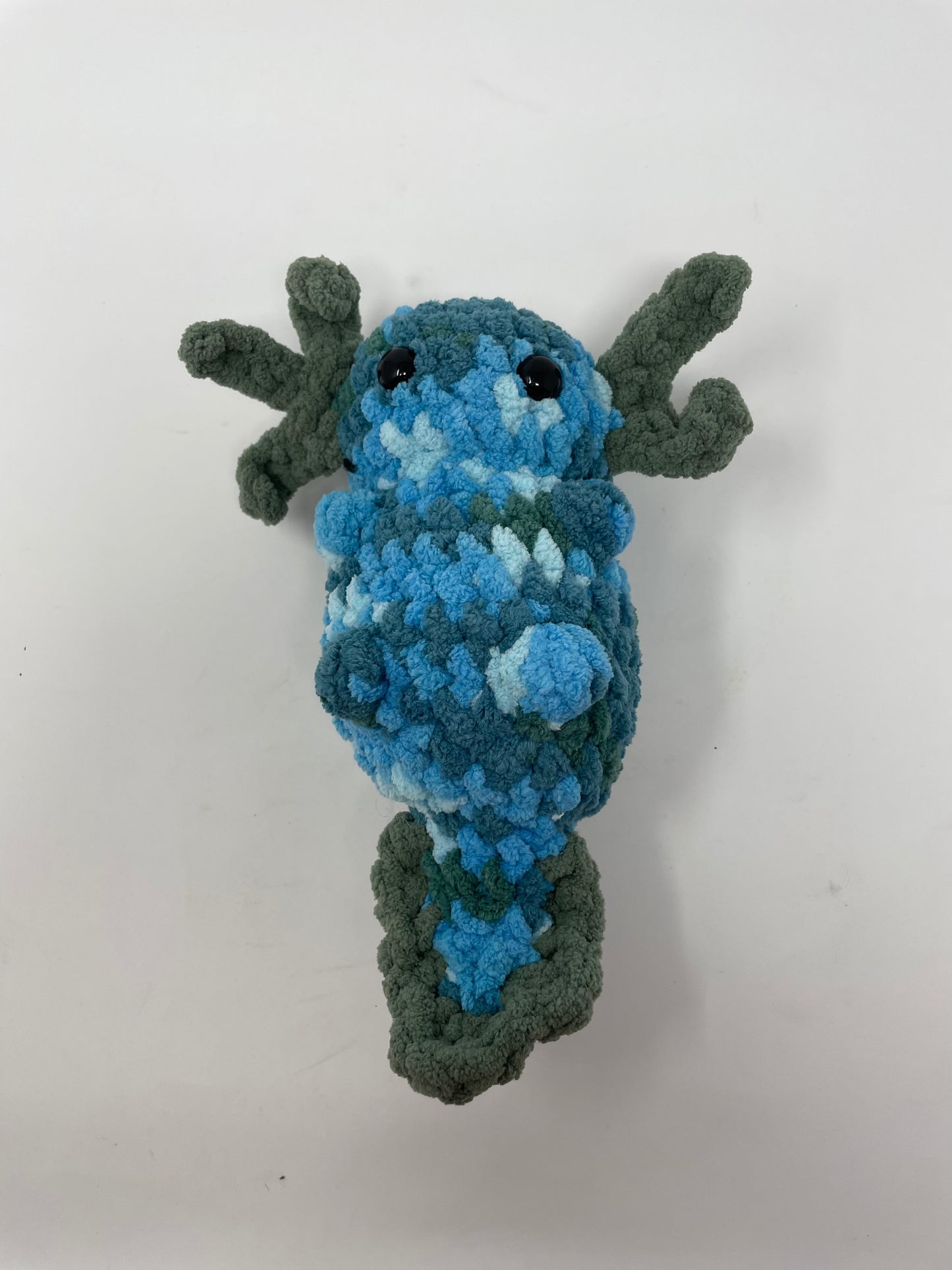 Multi-Blue & Green Axolotl