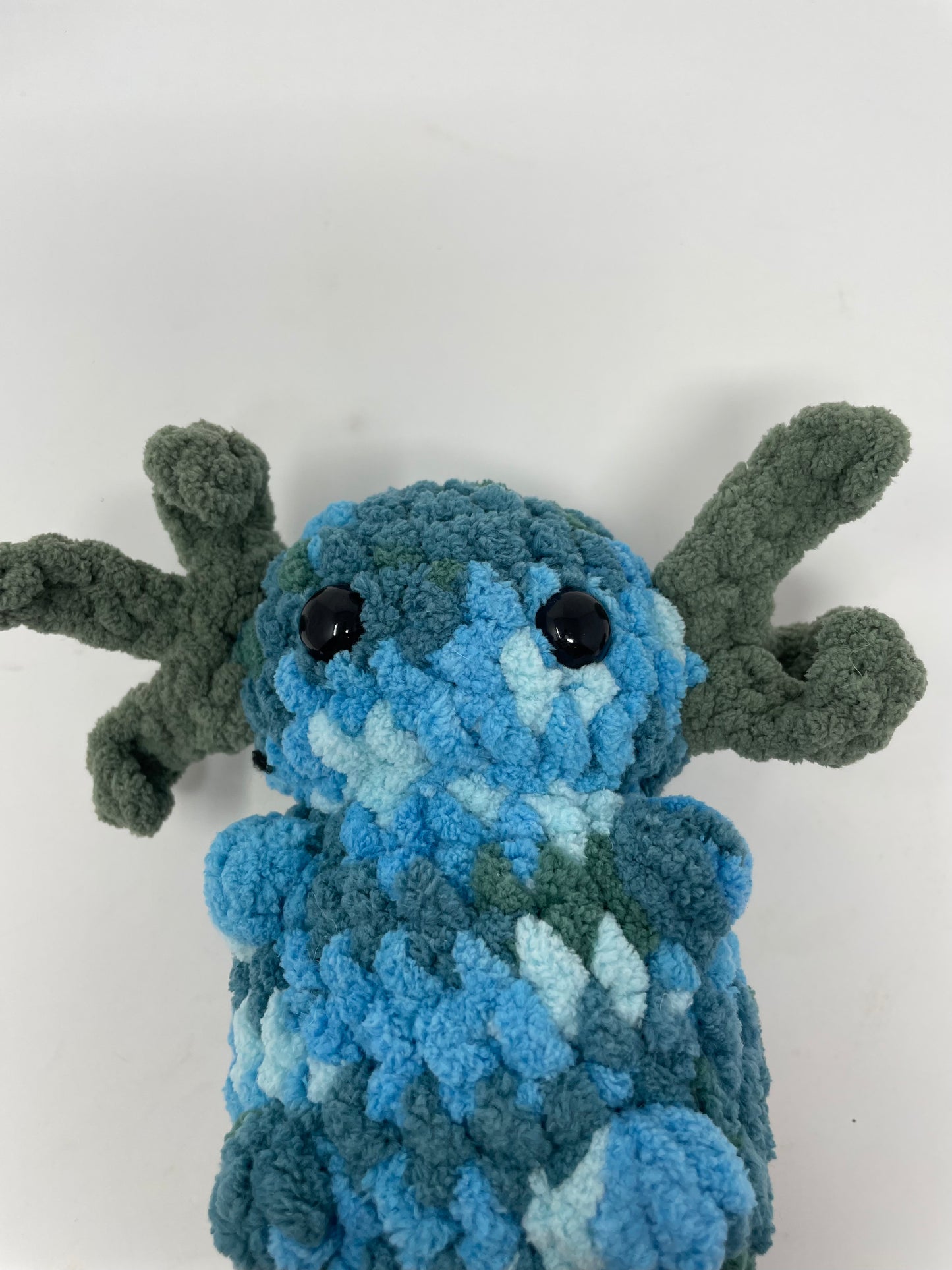 Multi-Blue & Green Axolotl