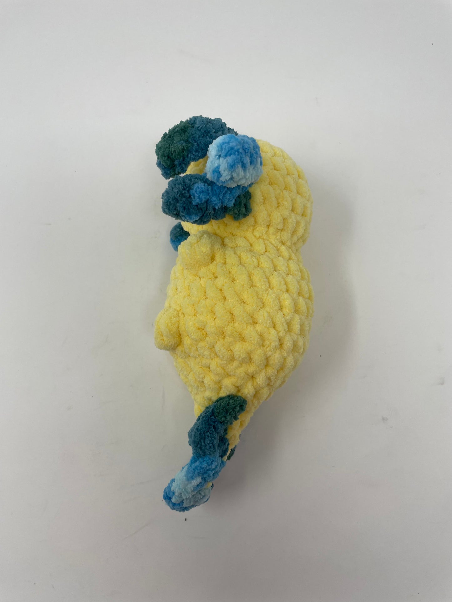 Yellow & Multi-Blue Axolotl