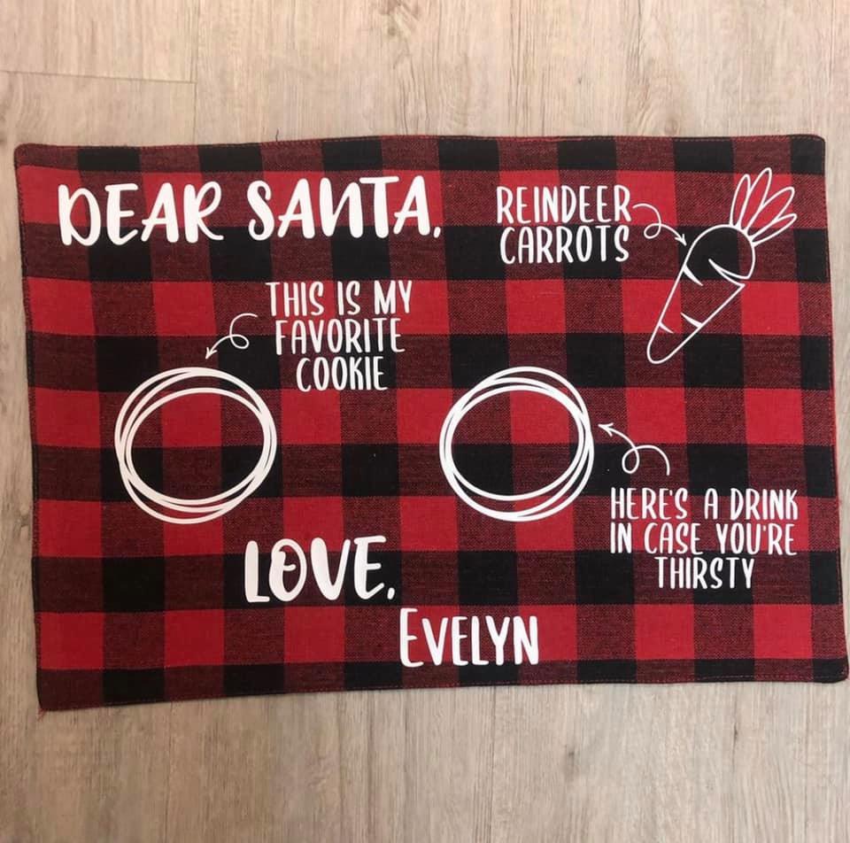 Farmhouse Santa Placemats