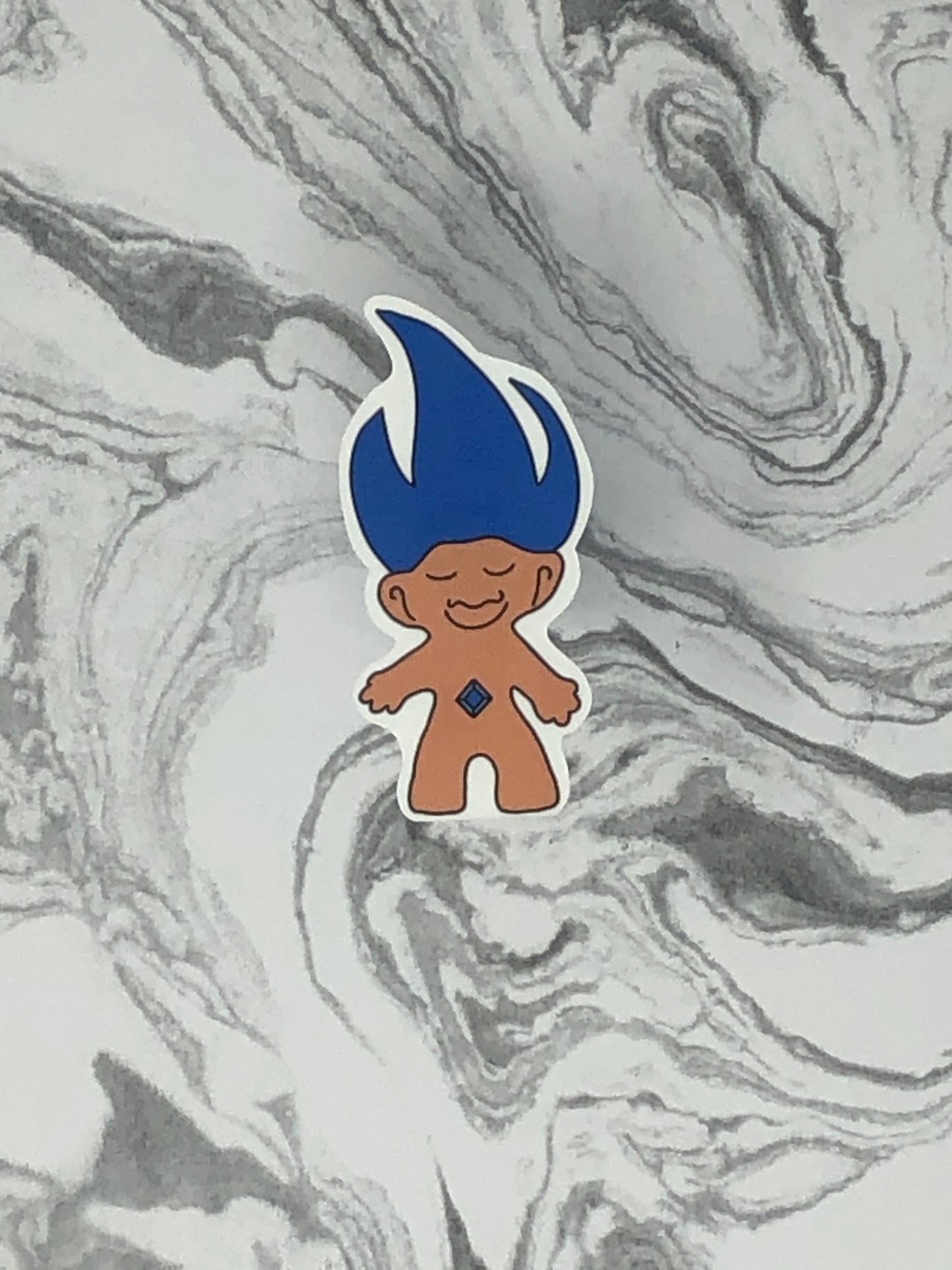 Troll Doll Stickers in a Variety of Colors