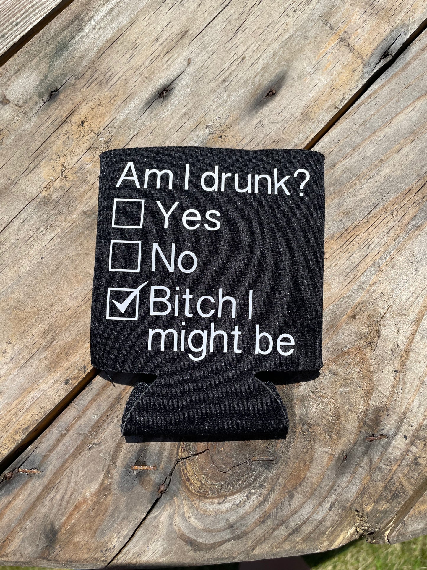 Am I Drunk Can Koozie