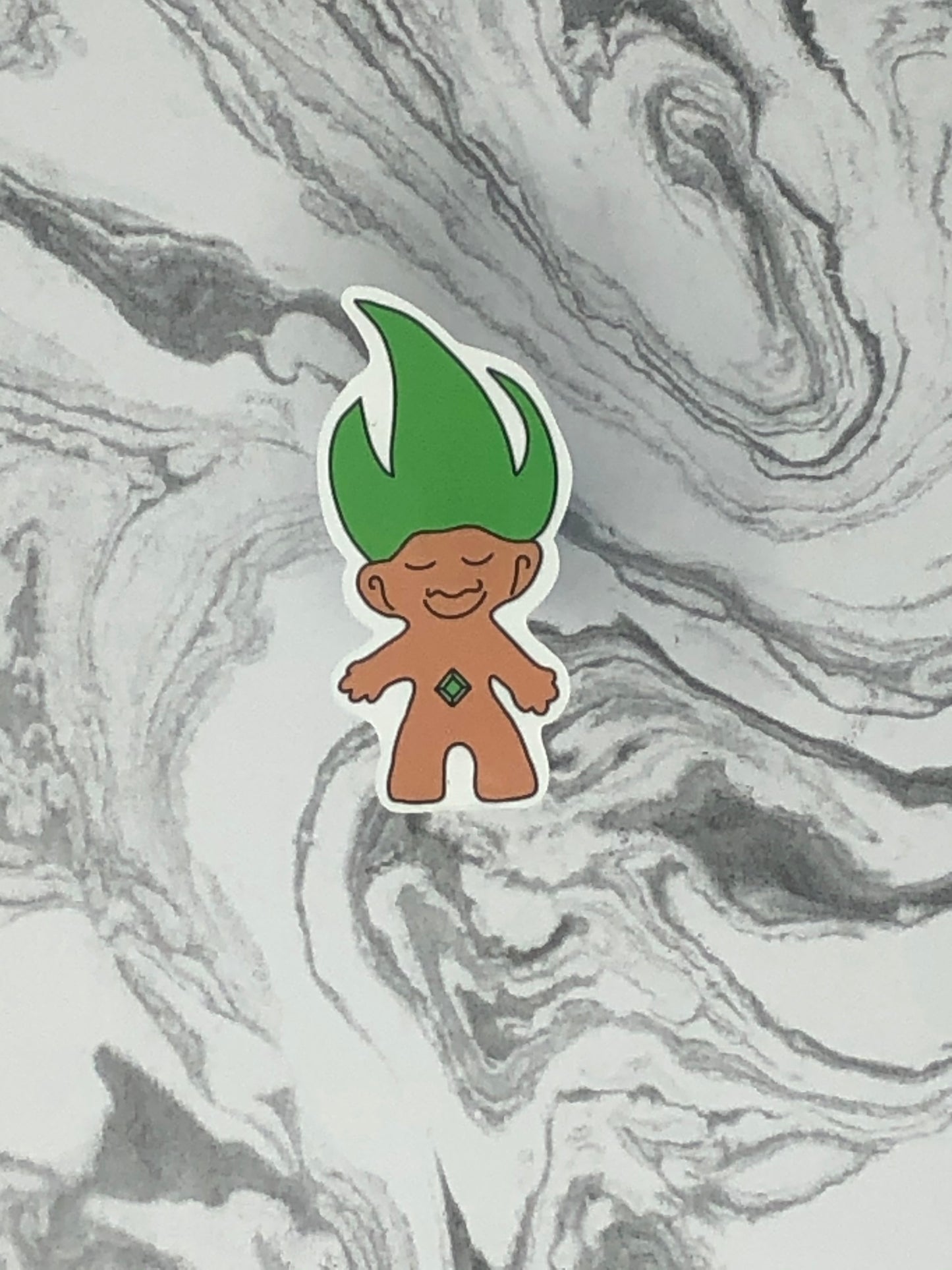 Troll Doll Stickers in a Variety of Colors