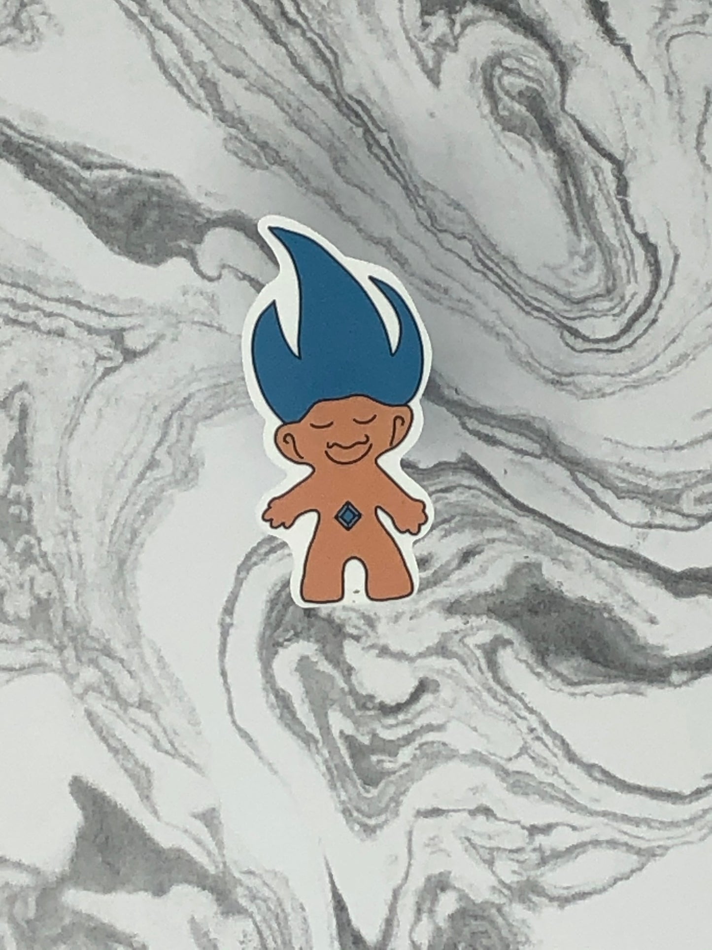 Troll Doll Stickers in a Variety of Colors