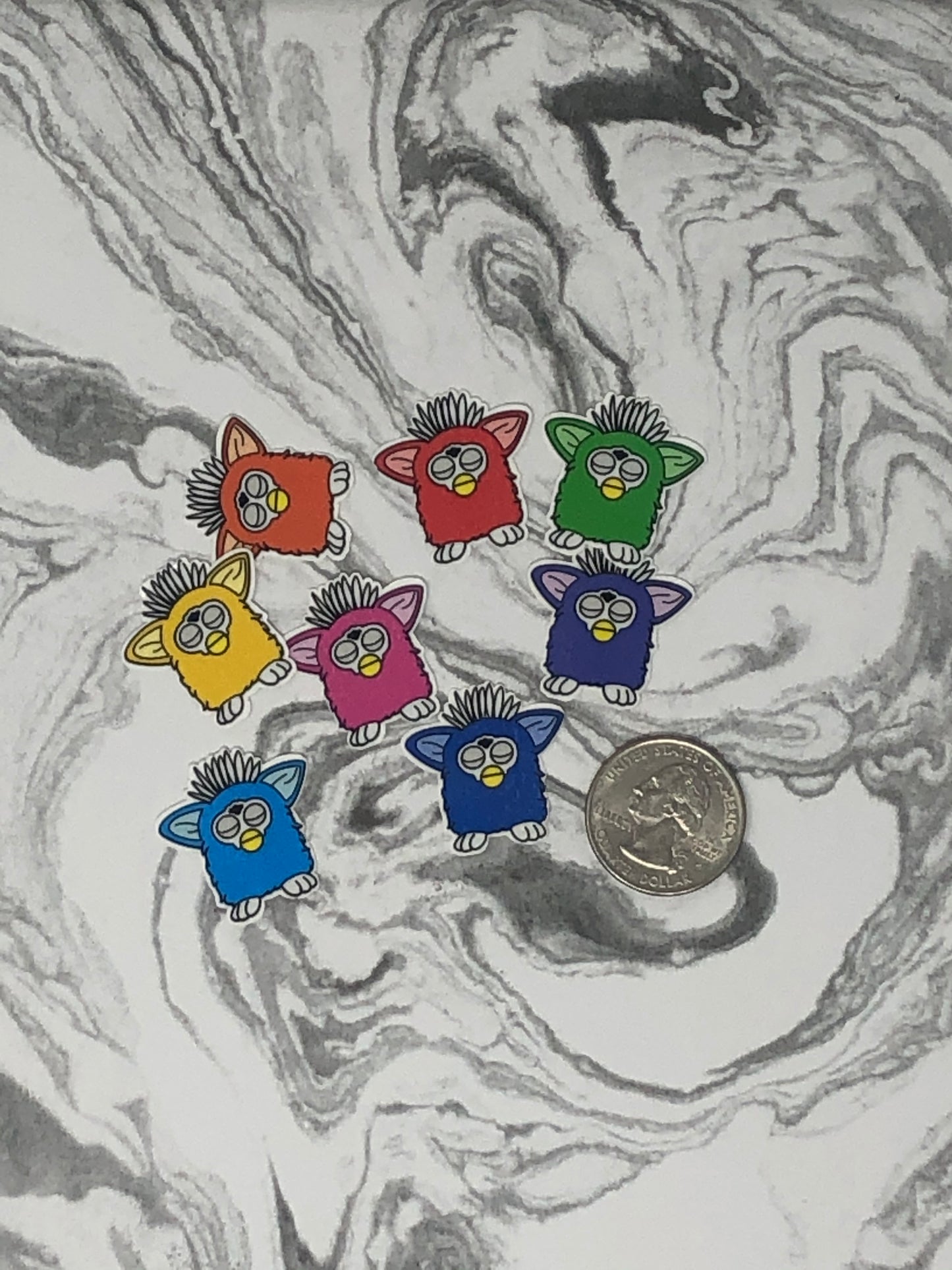 Mini Furby Sticker Pack