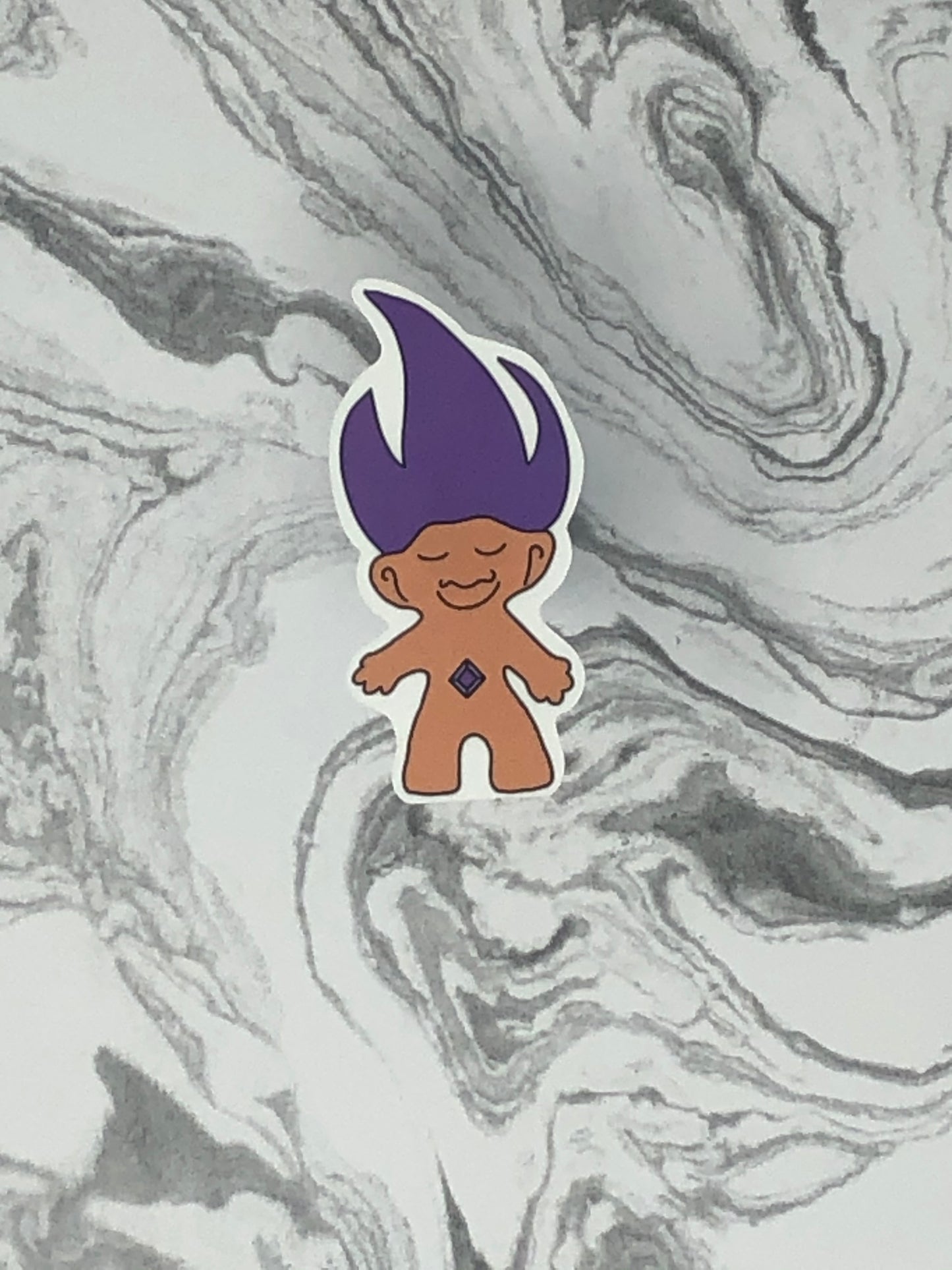 Troll Doll Stickers in a Variety of Colors