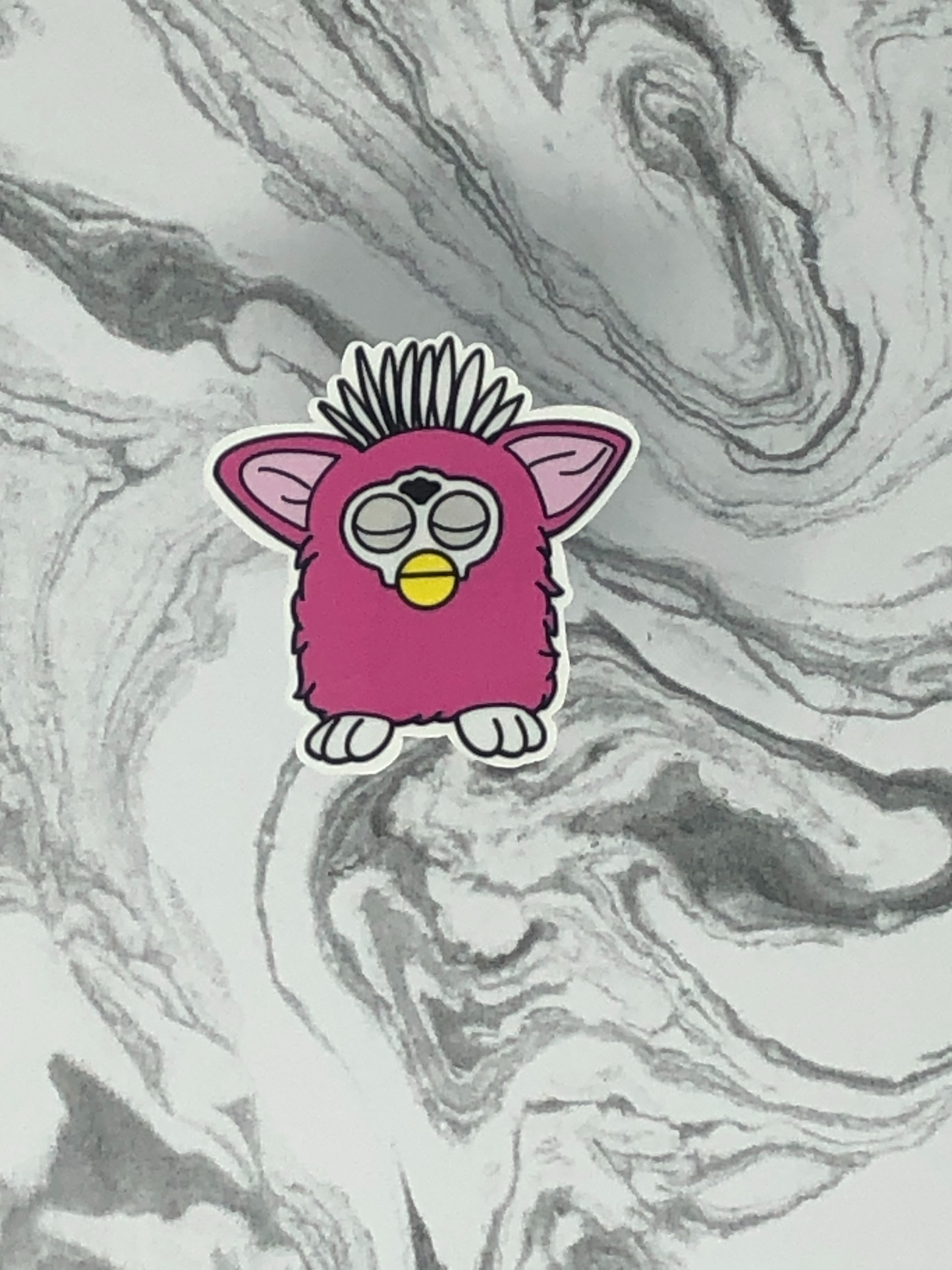 Furby Stickers in a Variety of Colors