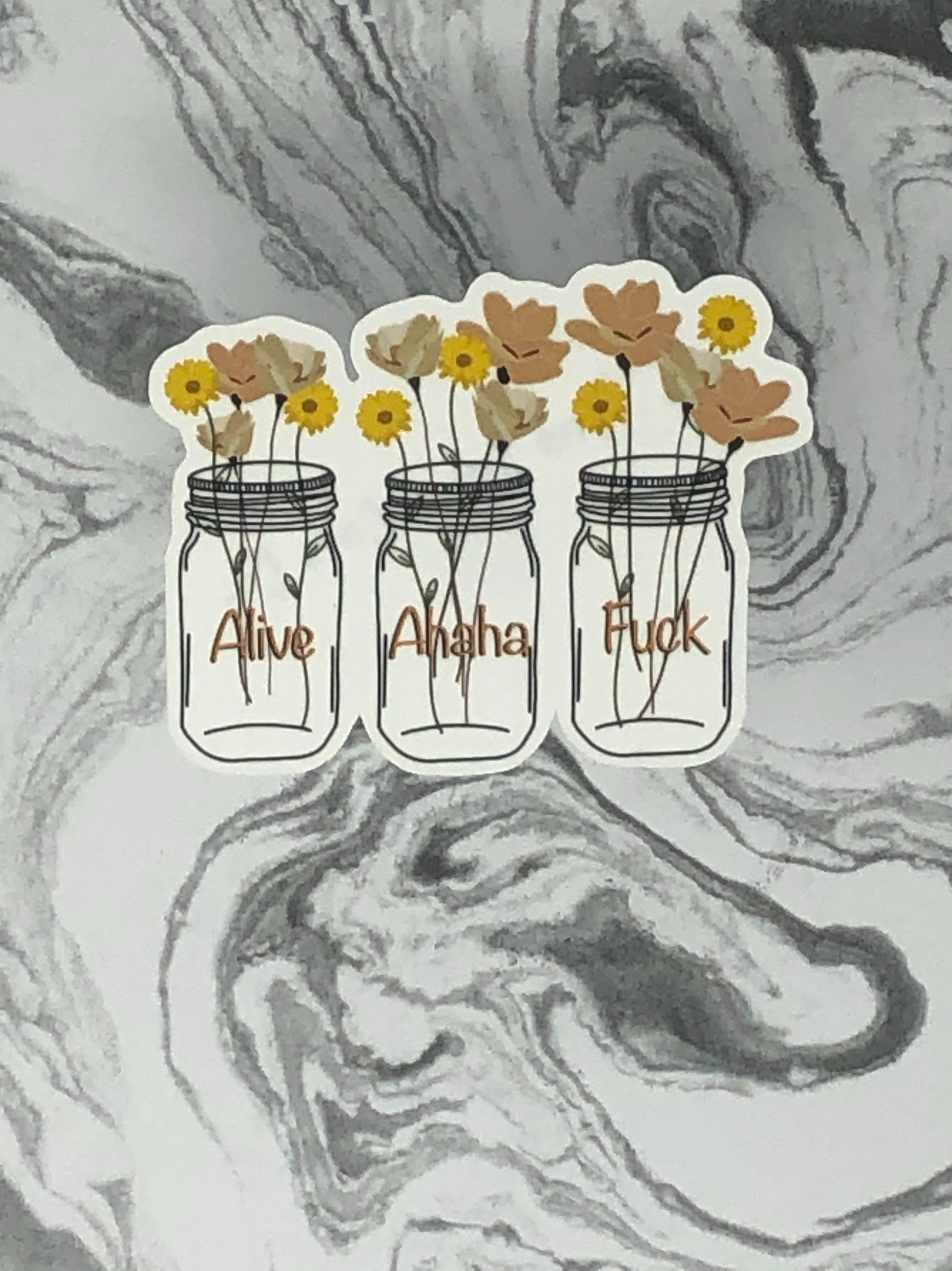 Alive Ahaha Fuck Sticker
