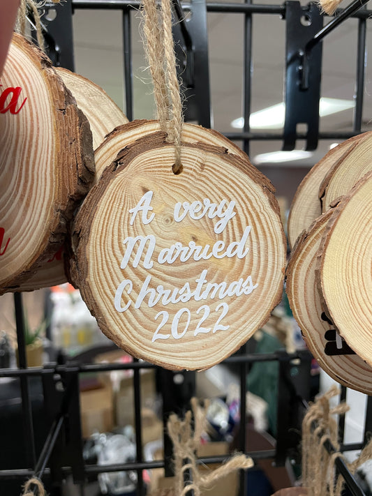 A Very Married Christmas 2022 Ornament