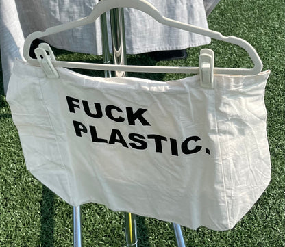 Fuck Plastic Tote Bag