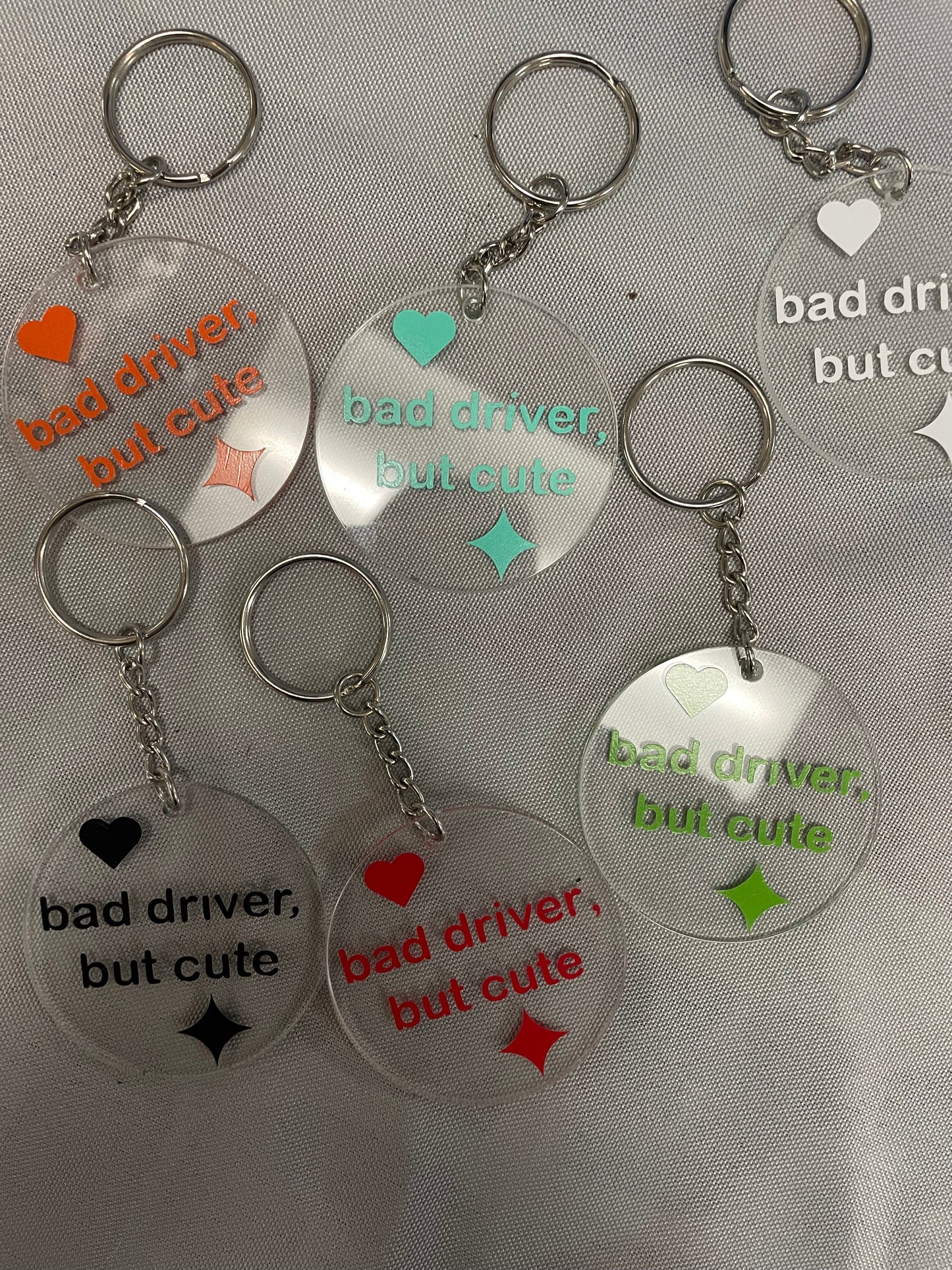 Bad Driver, But Cute Keychain