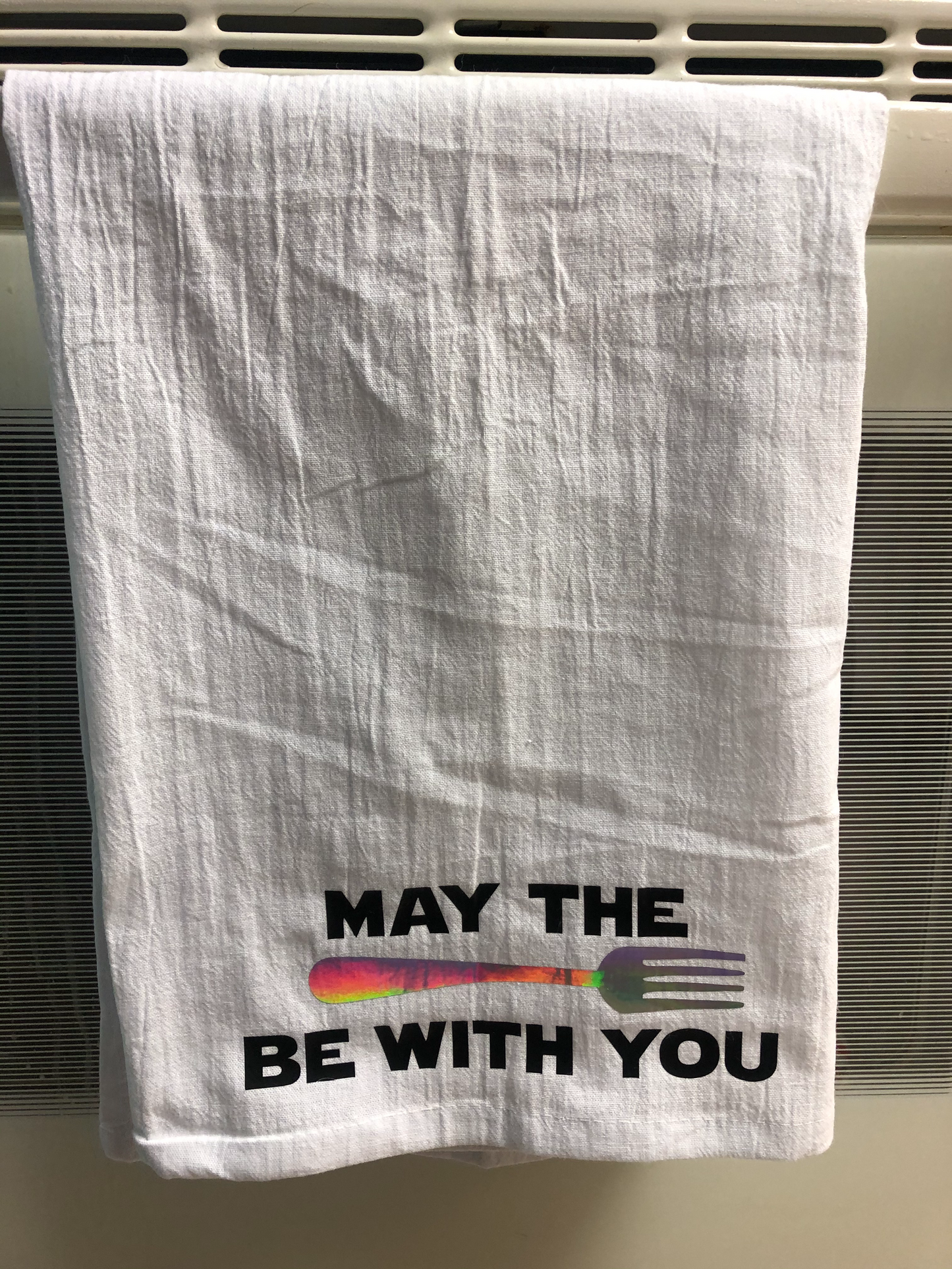May The Fork Be With You Towel