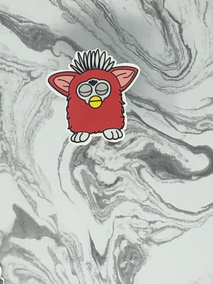 Furby Stickers in a Variety of Colors