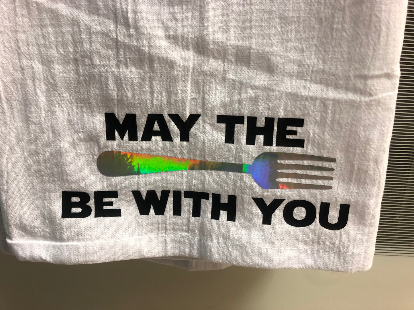 May The Fork Be With You Towel
