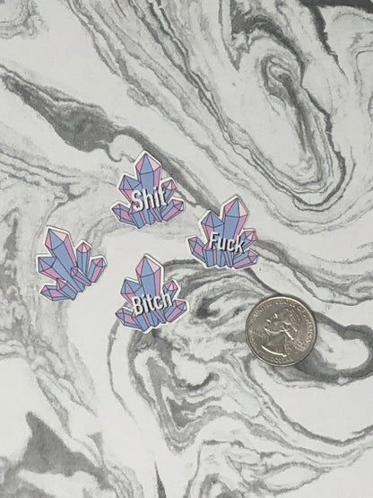 Mini Swearing Crystals Sticker Pack
