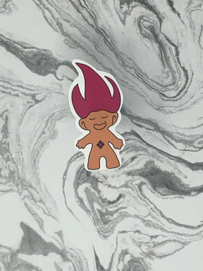 Troll Doll Stickers in a Variety of Colors