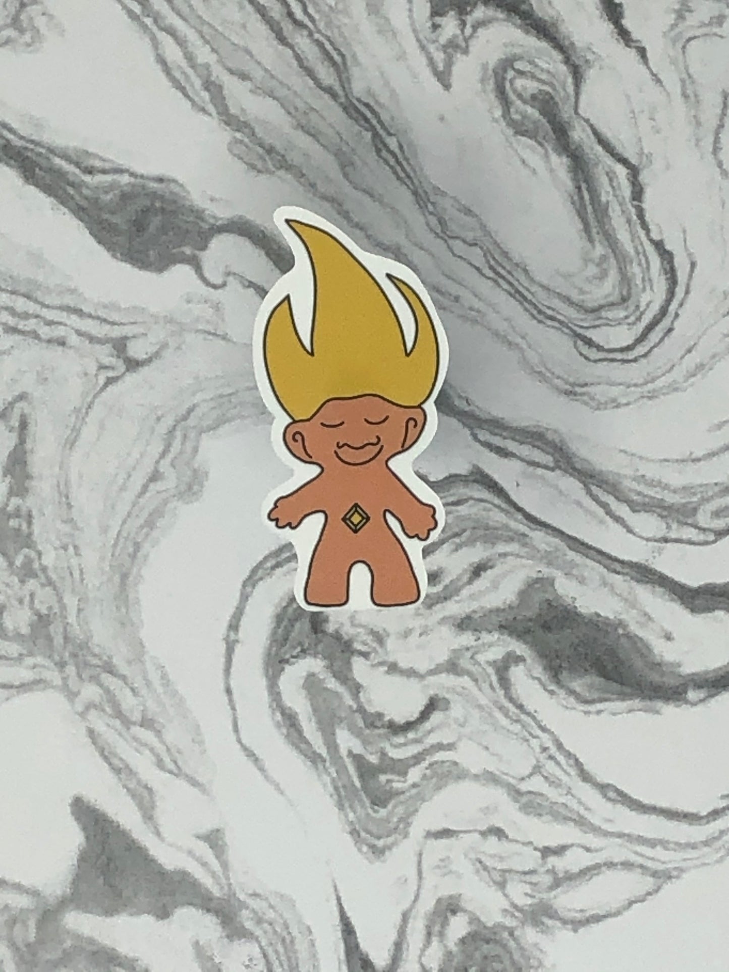 Troll Doll Stickers in a Variety of Colors