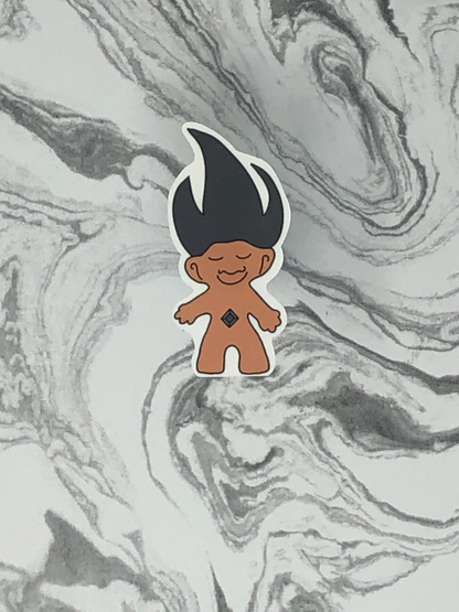 Troll Doll Stickers in a Variety of Colors