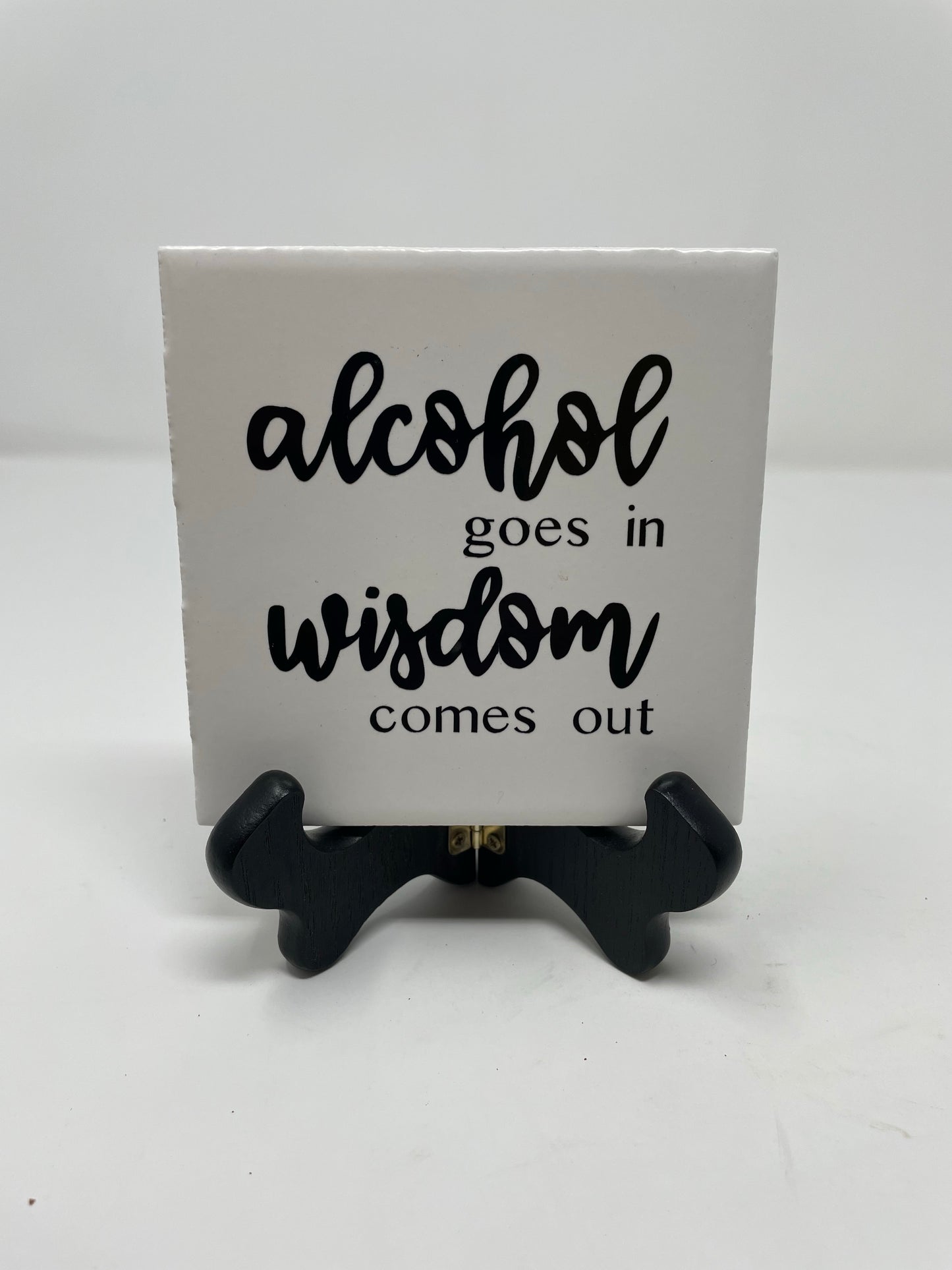 Alcohol and Wisdom Coaster