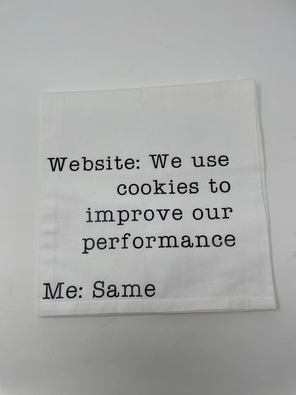 Website Cookies Towel